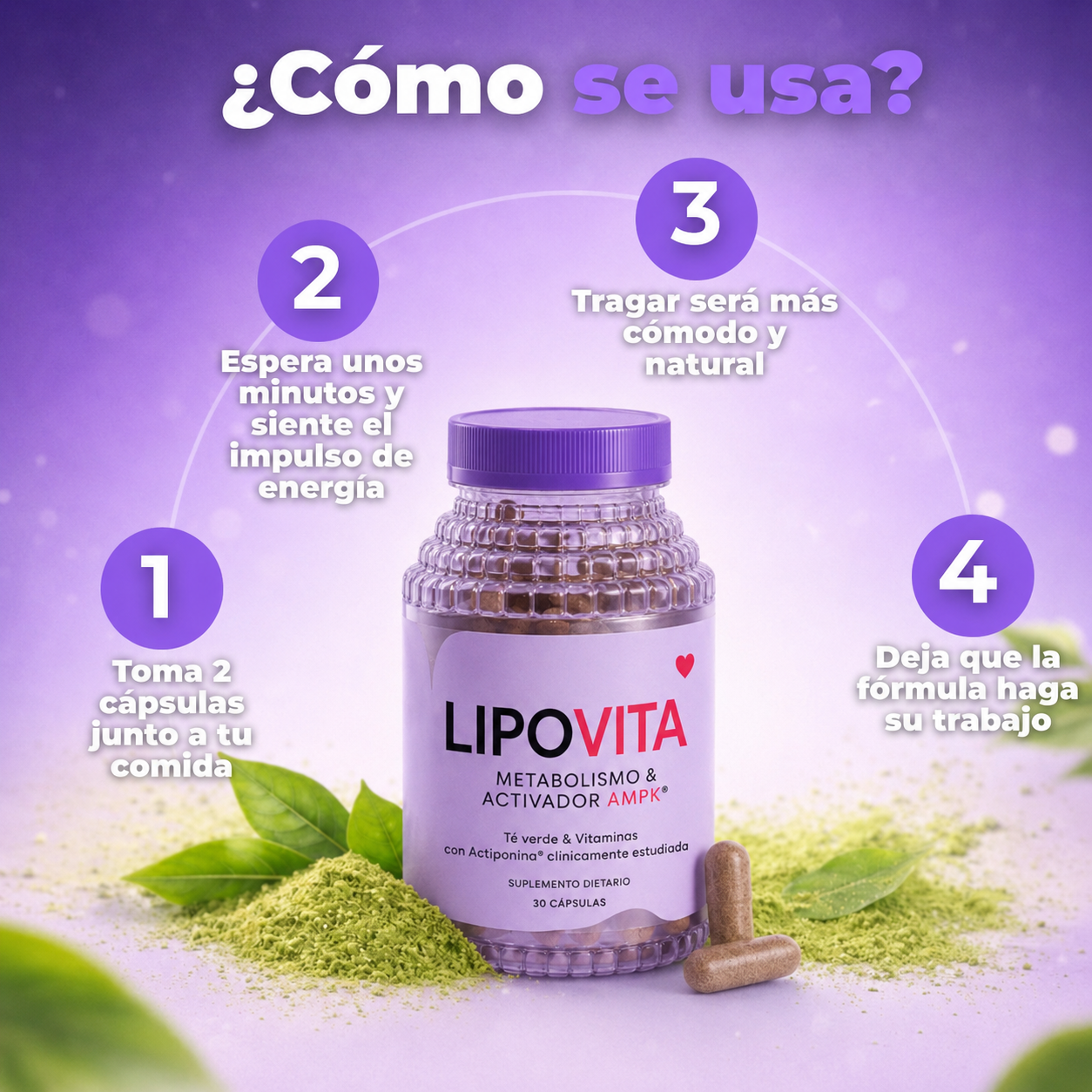 LIPOVITA™| Activador Metabólico · Quema Grasa Natural 24hs